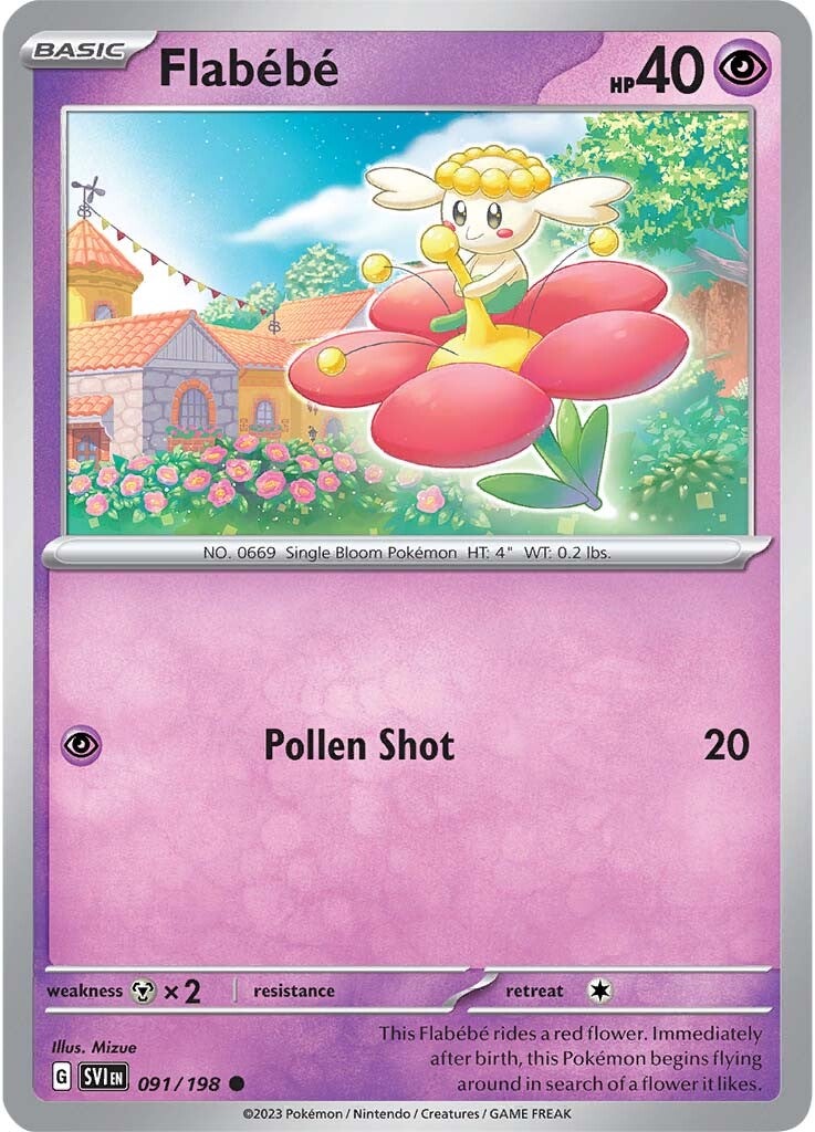 Flabebe (091/198) [Scarlet & Violet: Base Set] | Tables and Towers