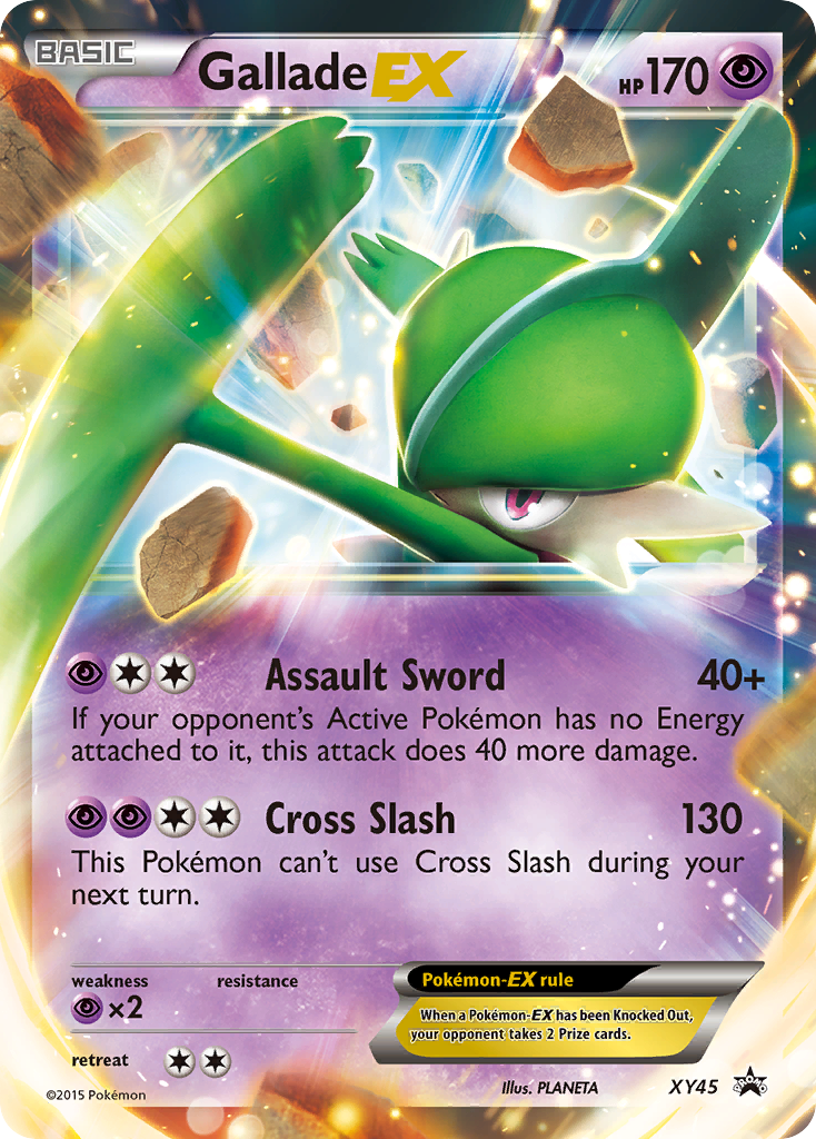 Gallade EX (XY45) [XY: Black Star Promos] | Tables and Towers