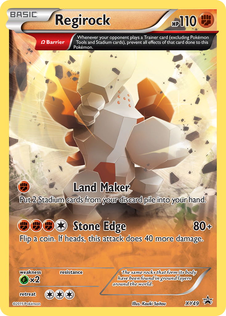 Regirock (XY49) [XY: Black Star Promos] | Tables and Towers