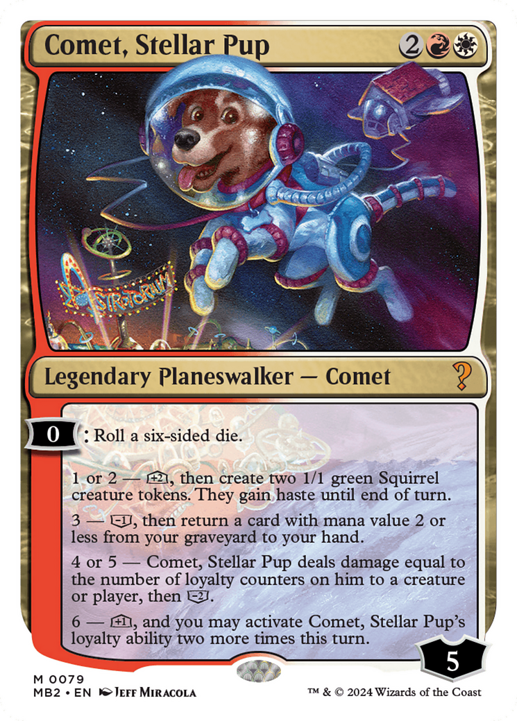 Comet, Stellar Pup [Mystery Booster 2] | Tables and Towers