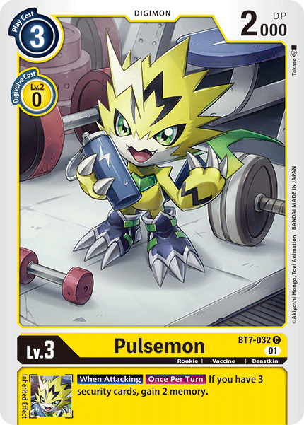 Pulsemon [BT7-032] [Next Adventure] | Tables and Towers