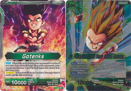 Gotenks // Prodigious Strike Super Saiyan Gotenks (P-027) [Promotion Cards] | Tables and Towers