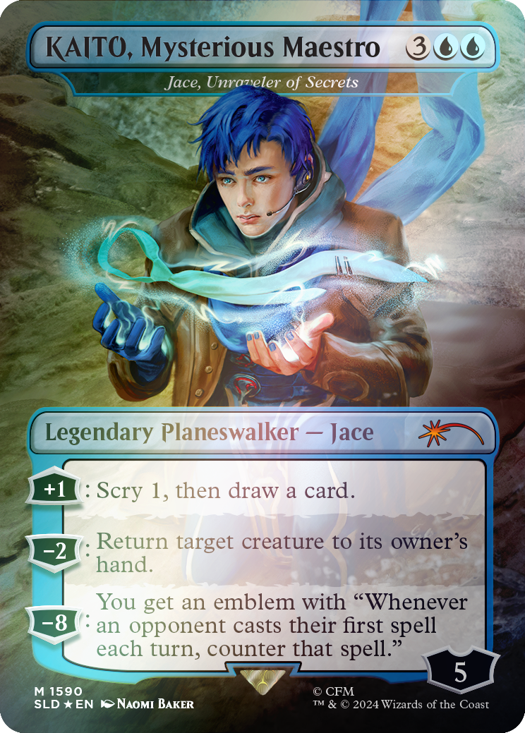 KAITO, Mysterious Maestro - Jace, Unraveler of Secrets (Rainbow Foil) [Secret Lair Drop Series] | Tables and Towers