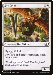 Sky Crier [The List Reprints] | Tables and Towers