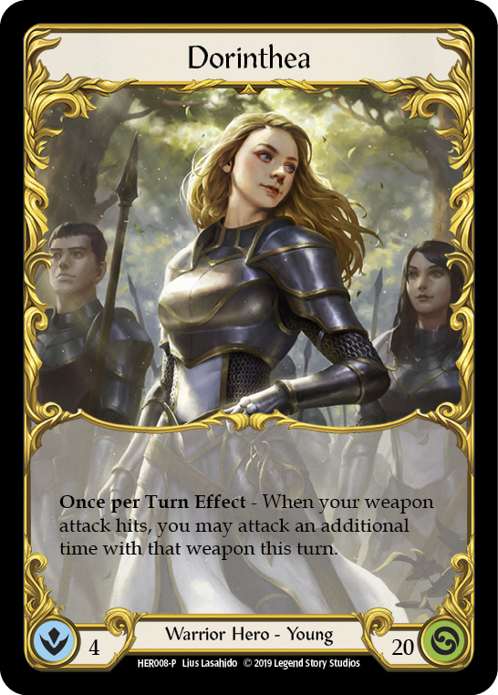 Dorinthea [HER008-P] (Promo)  1st Edition Rainbow Foil | Tables and Towers