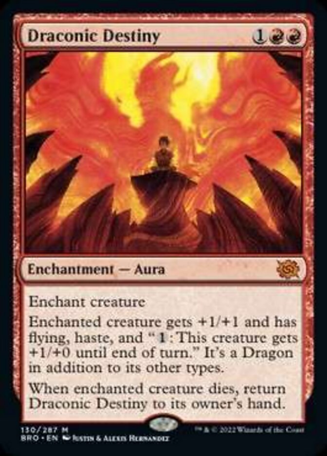 Draconic Destiny (Promo Pack) [The Brothers' War Promos] | Tables and Towers