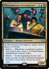 Phenomenon Investigators [Duskmourn: House of Horror Commander] | Tables and Towers