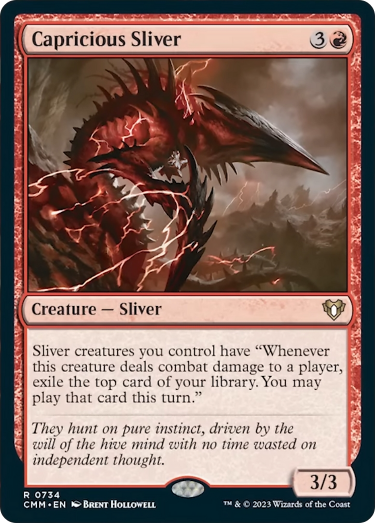 Capricious Sliver [Commander Masters] | Tables and Towers