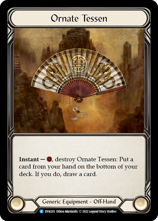 Ornate Tessen [DYN235] (Dynasty)  Rainbow Foil | Tables and Towers