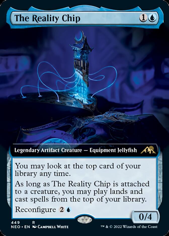 The Reality Chip (Extended Art) [Kamigawa: Neon Dynasty] | Tables and Towers