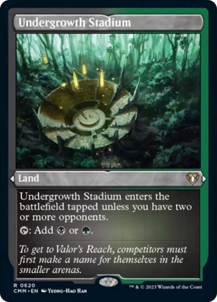 Undergrowth Stadium (Foil Etched) [Commander Masters] | Tables and Towers