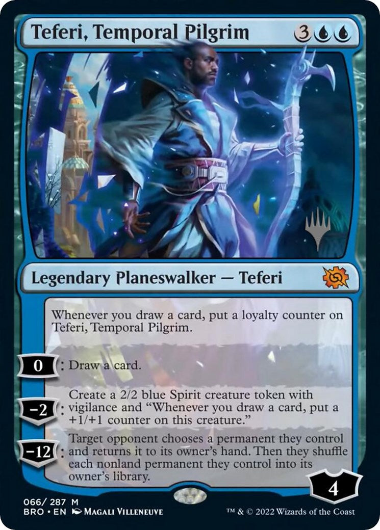 Teferi, Temporal Pilgrim (Promo Pack) [The Brothers' War Promos] | Tables and Towers