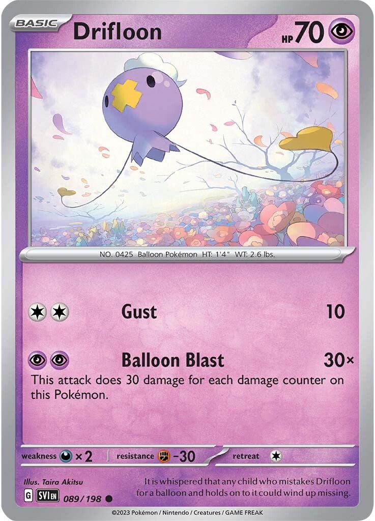 Drifloon (089/198) [Scarlet & Violet: Base Set] | Tables and Towers