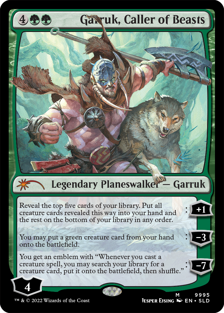 Garruk, Caller of Beasts [Secret Lair Drop Series] | Tables and Towers