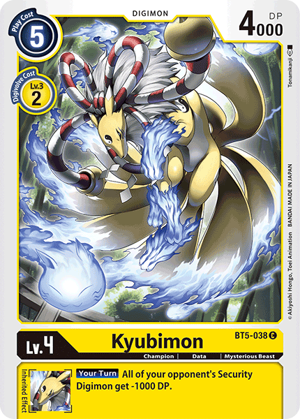 Kyubimon [BT5-038] [Battle of Omni] | Tables and Towers