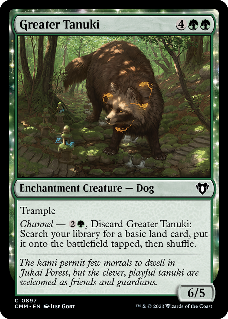 Greater Tanuki [Commander Masters] | Tables and Towers