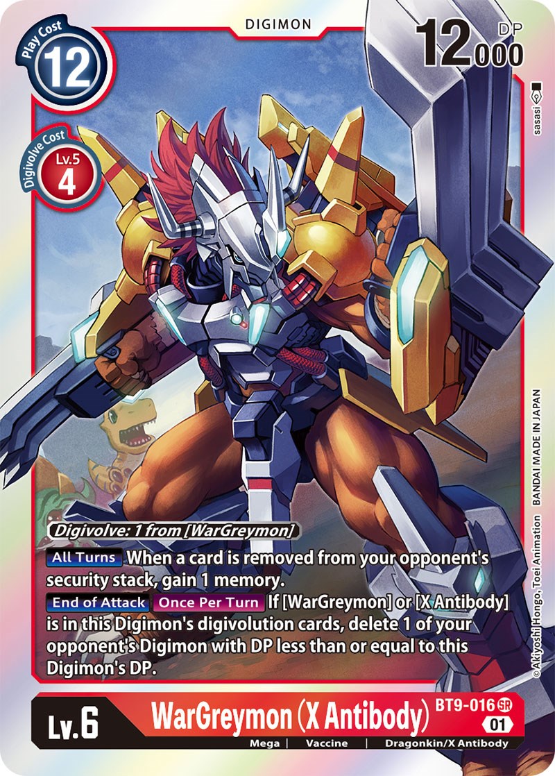 WarGreymon (X Antibody) [BT9-016] [X Record] | Tables and Towers