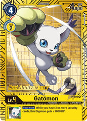 Gatomon [P-006] (2nd Anniversary Card Set) [Promotional Cards] | Tables and Towers