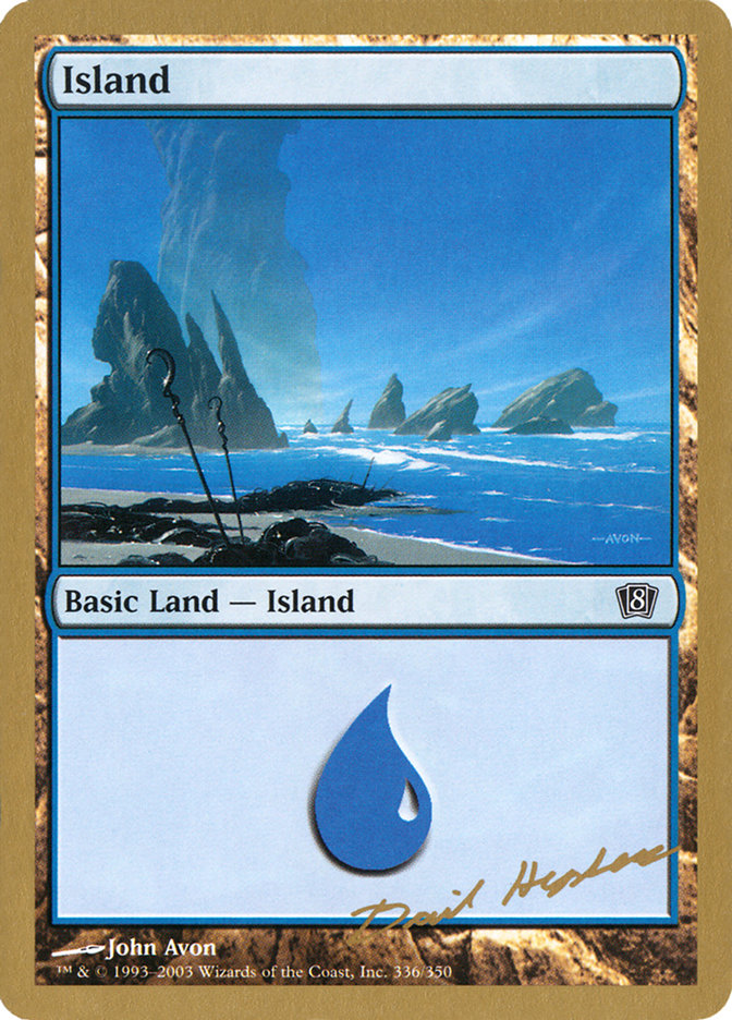 Island (dh336) (Dave Humpherys) [World Championship Decks 2003] | Tables and Towers