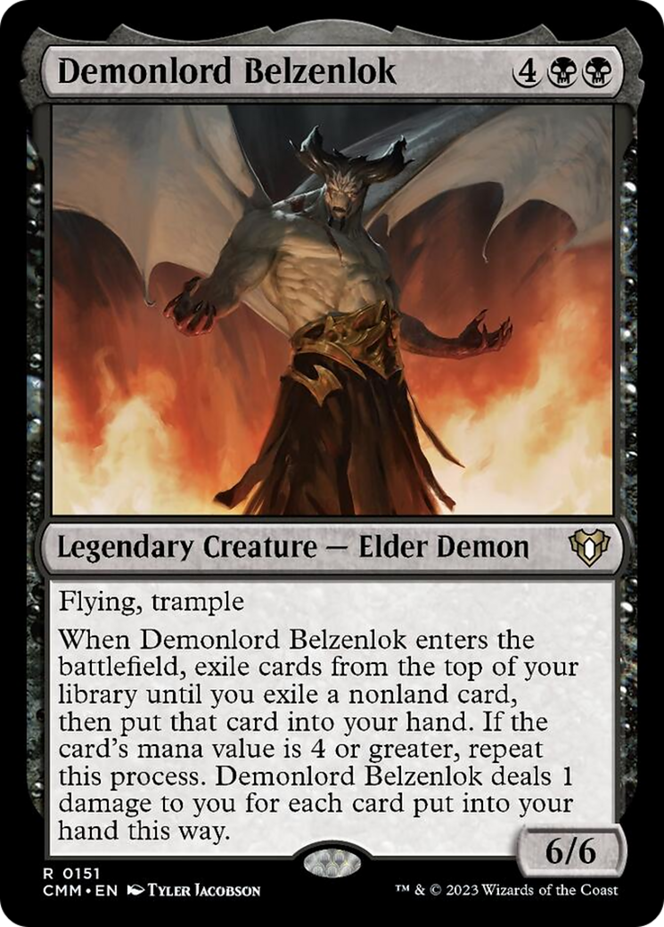 Demonlord Belzenlok [Commander Masters] | Tables and Towers