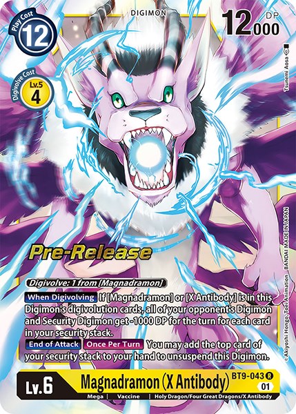 Magnadramon (X Antibody) [BT9-043] [X Record Pre-Release Promos] | Tables and Towers