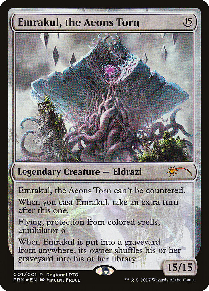 Emrakul, the Aeons Torn (Regional PTQ) [Pro Tour Promos] | Tables and Towers