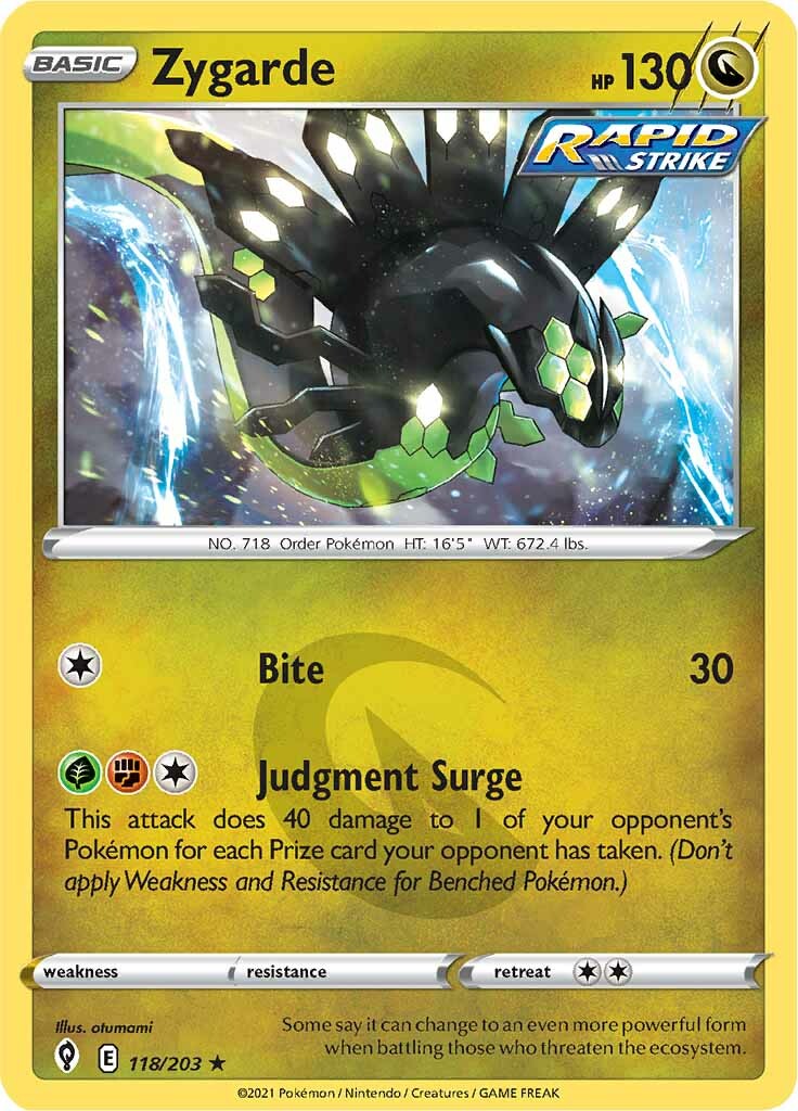 Zygarde (118/203) [Sword & Shield: Evolving Skies] | Tables and Towers