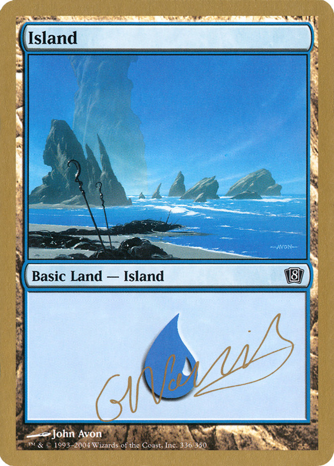 Island (gn336) (Gabriel Nassif) [World Championship Decks 2004] | Tables and Towers