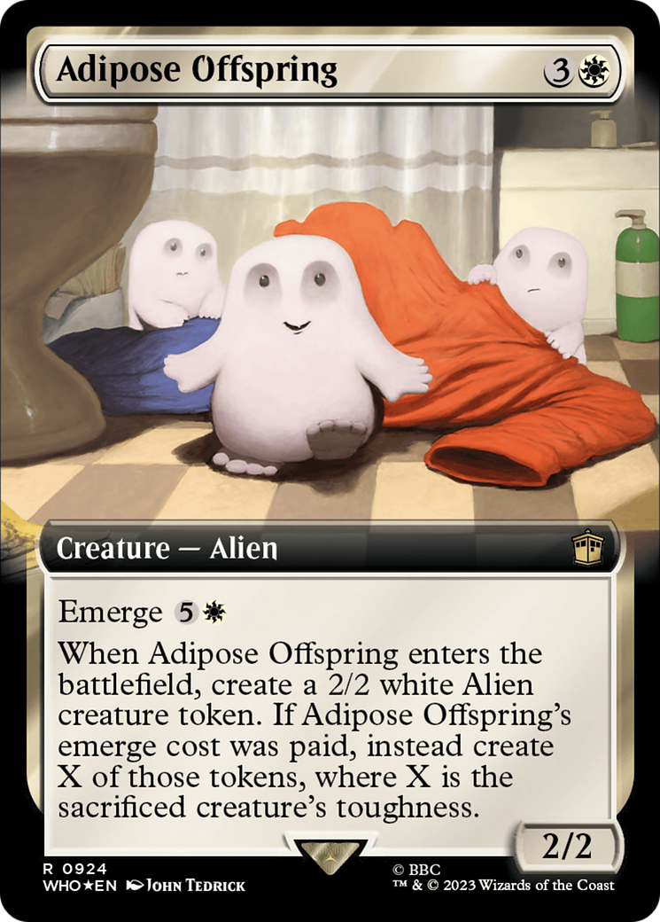 Adipose Offspring (Extended Art) (Surge Foil) [Doctor Who] | Tables and Towers