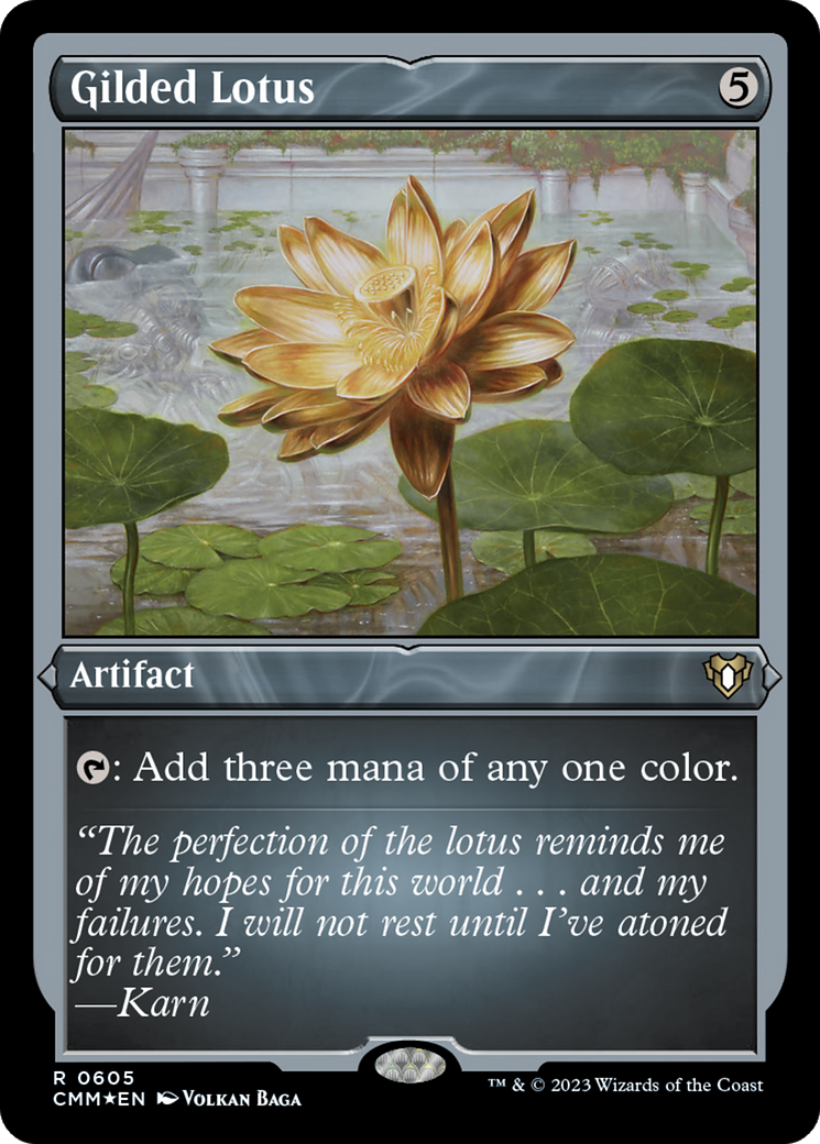 Gilded Lotus (Foil Etched) [Commander Masters] | Tables and Towers