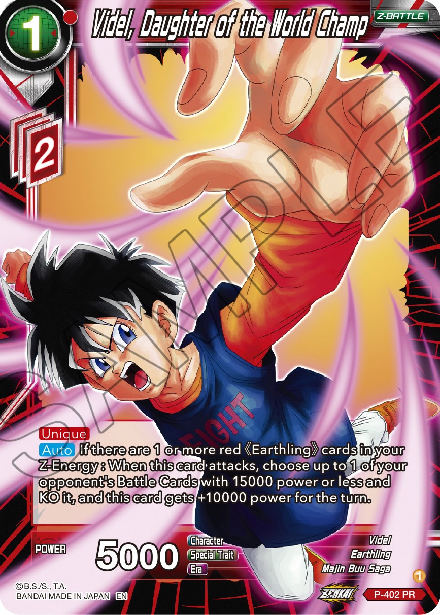 Videl, Daughter of the World Champ (P-402) [Promotion Cards] | Tables and Towers