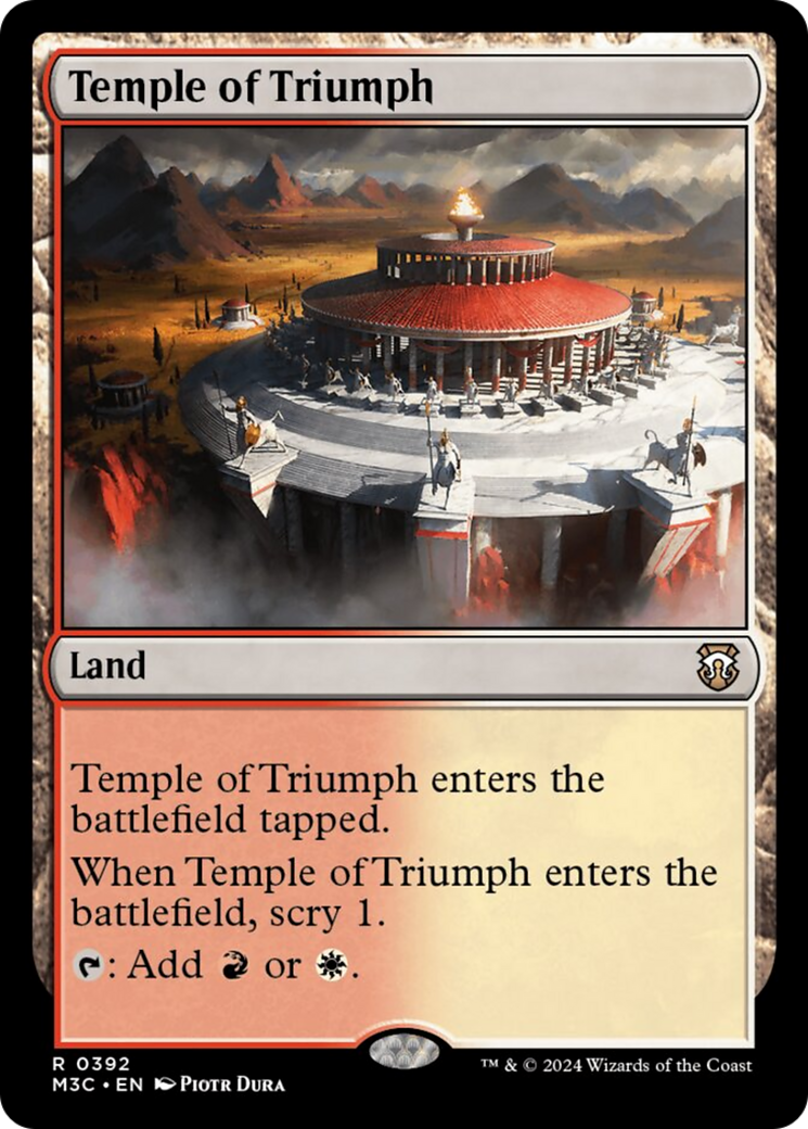 Temple of Triumph [Modern Horizons 3 Commander] | Tables and Towers