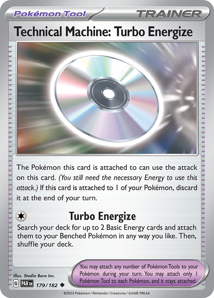 Technical Machine: Turbo Energize (179/182) [Scarlet & Violet: Paradox Rift] | Tables and Towers