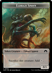 Eldrazi Spawn // Moonfolk Double-Sided Token [Modern Horizons 3 Tokens] | Tables and Towers