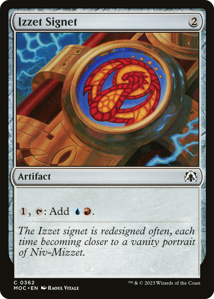 Izzet Signet [March of the Machine Commander] | Tables and Towers