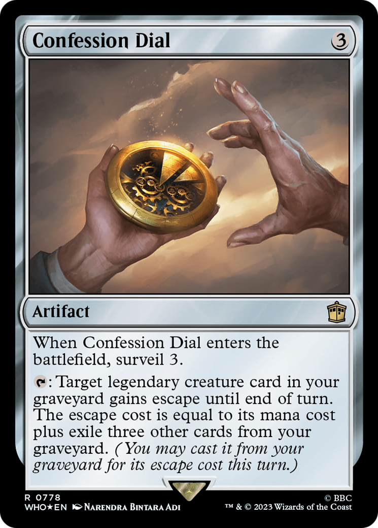 Confession Dial (Surge Foil) [Doctor Who] | Tables and Towers