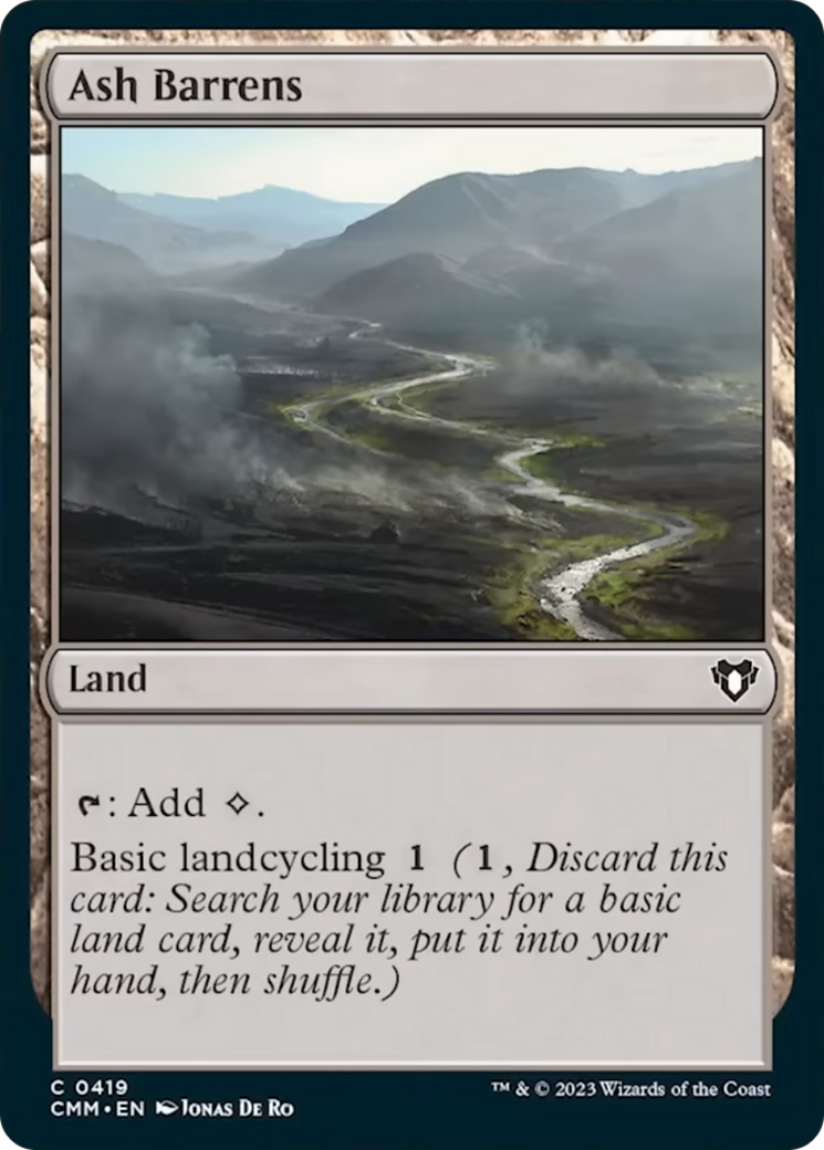 Ash Barrens [Commander Masters] | Tables and Towers