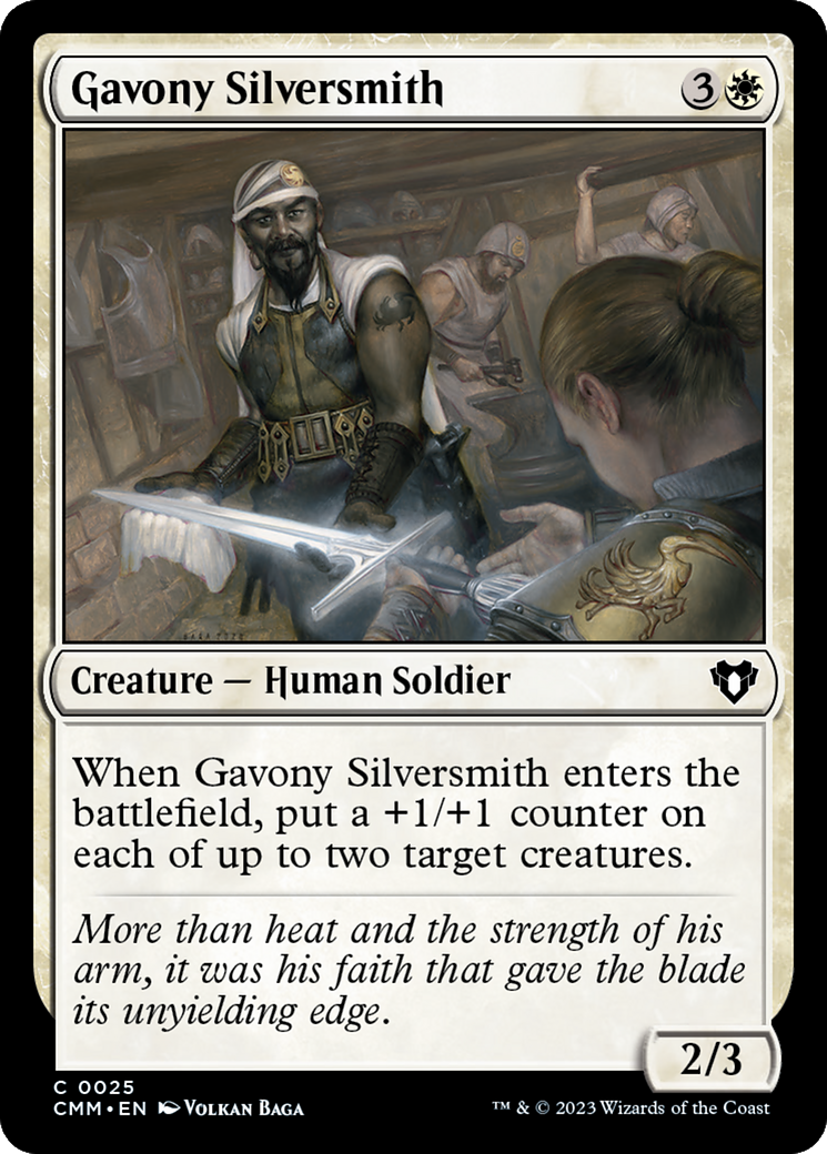 Gavony Silversmith [Commander Masters] | Tables and Towers