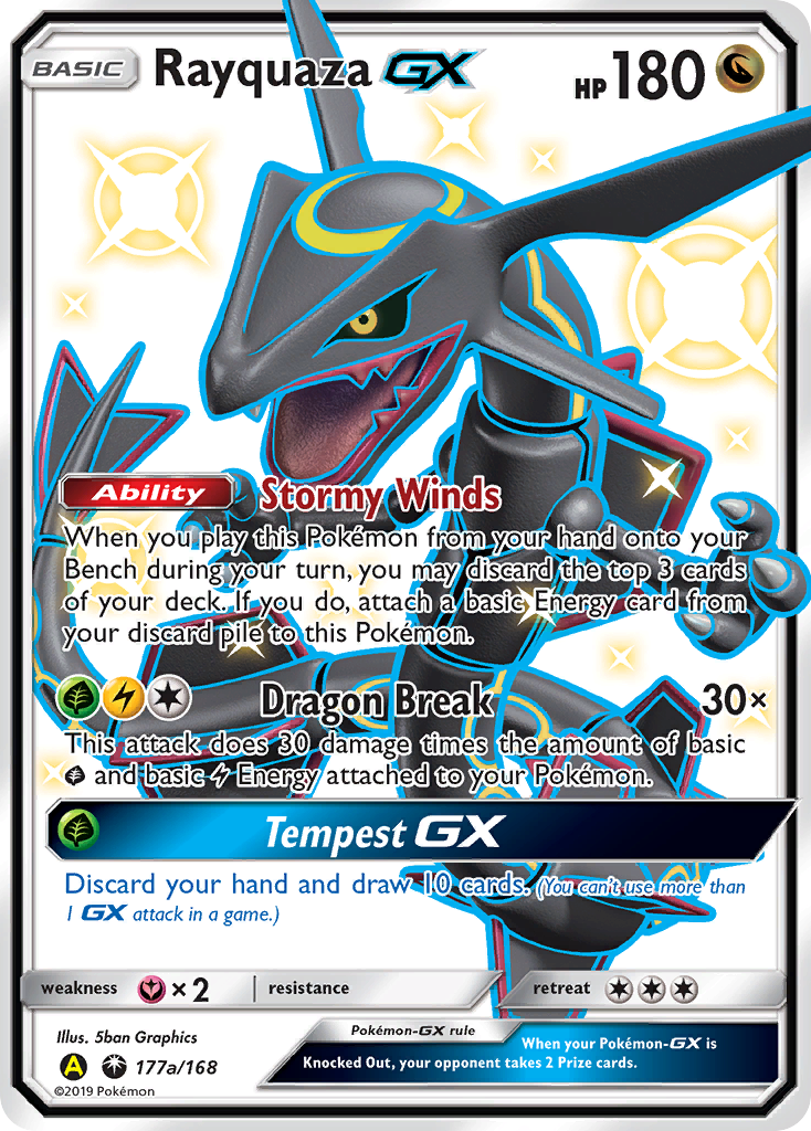 Rayquaza GX (177a/168) [Alternate Art Promos] | Tables and Towers