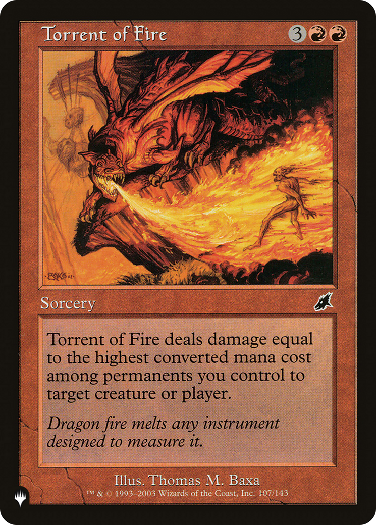 Torrent of Fire [The List Reprints] | Tables and Towers