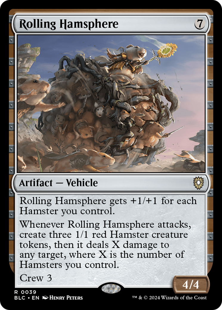 Rolling Hamsphere [Bloomburrow Commander] | Tables and Towers