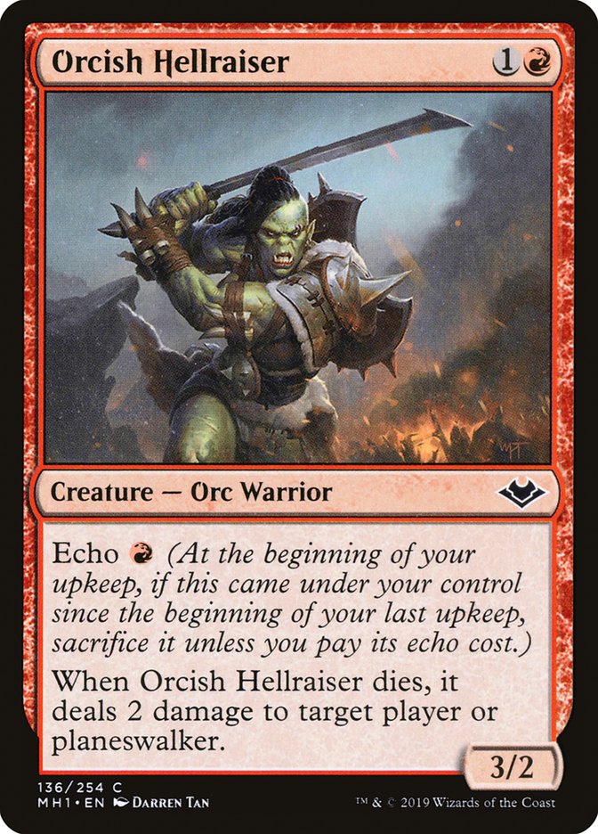 Orcish Hellraiser [Modern Horizons] | Tables and Towers