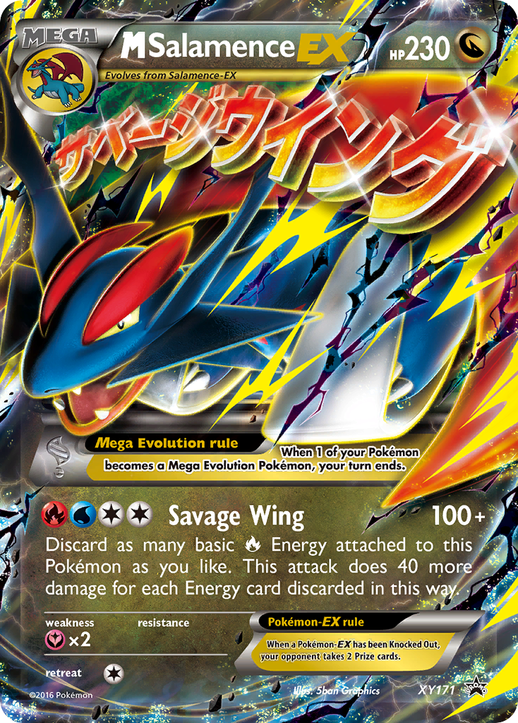 M Salamence EX (XY171) [XY: Black Star Promos] | Tables and Towers