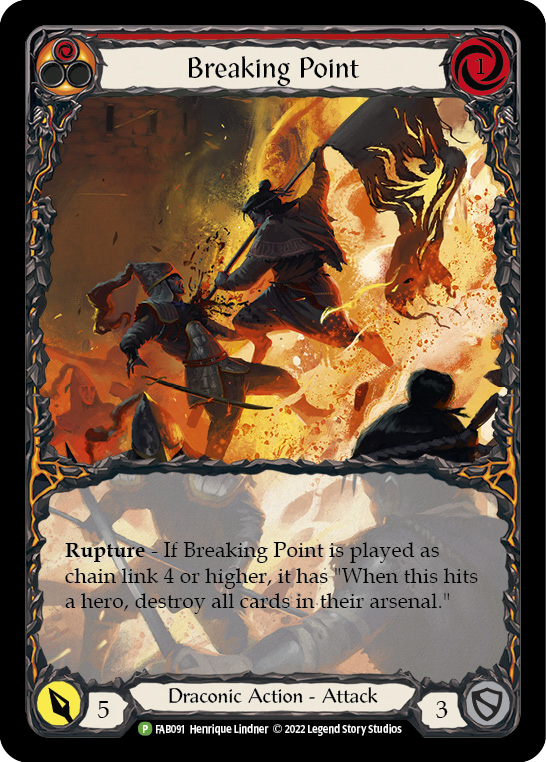 Breaking Point (Extended Art) [FAB091] (Promo)  Rainbow Foil | Tables and Towers