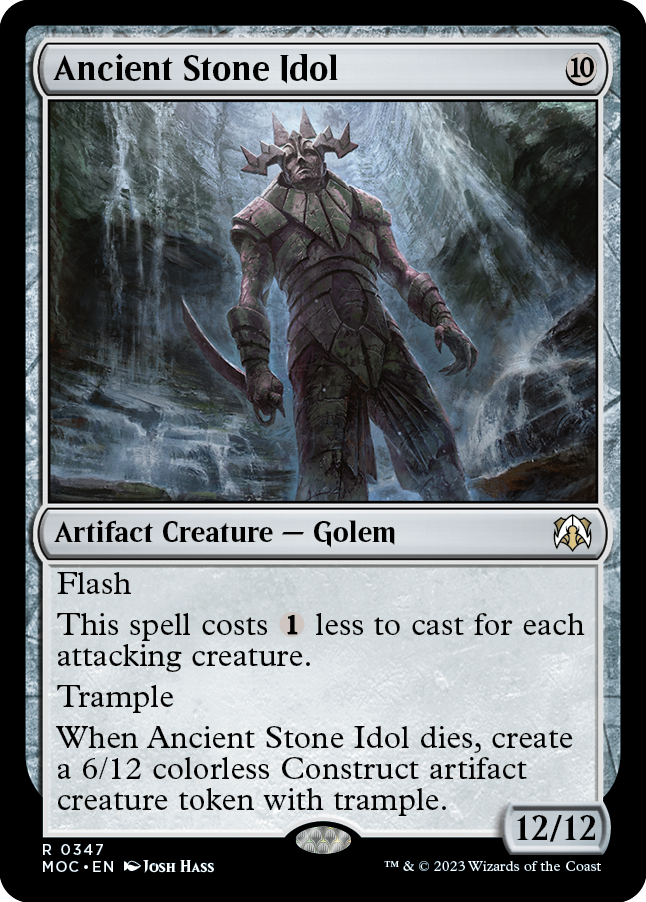 Ancient Stone Idol [March of the Machine Commander] | Tables and Towers