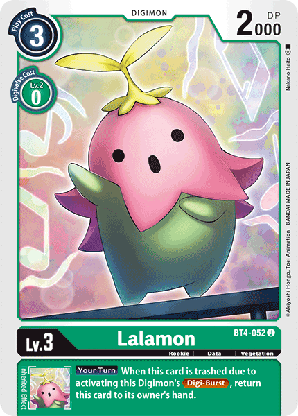 Lalamon [BT4-052] [Great Legend] | Tables and Towers