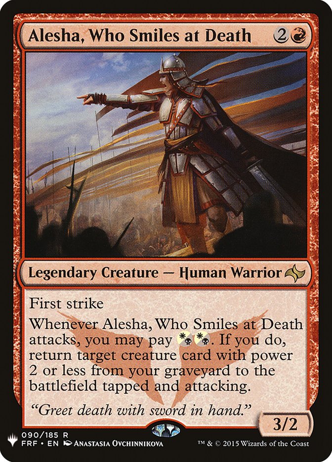 Alesha, Who Smiles at Death [The List] | Tables and Towers