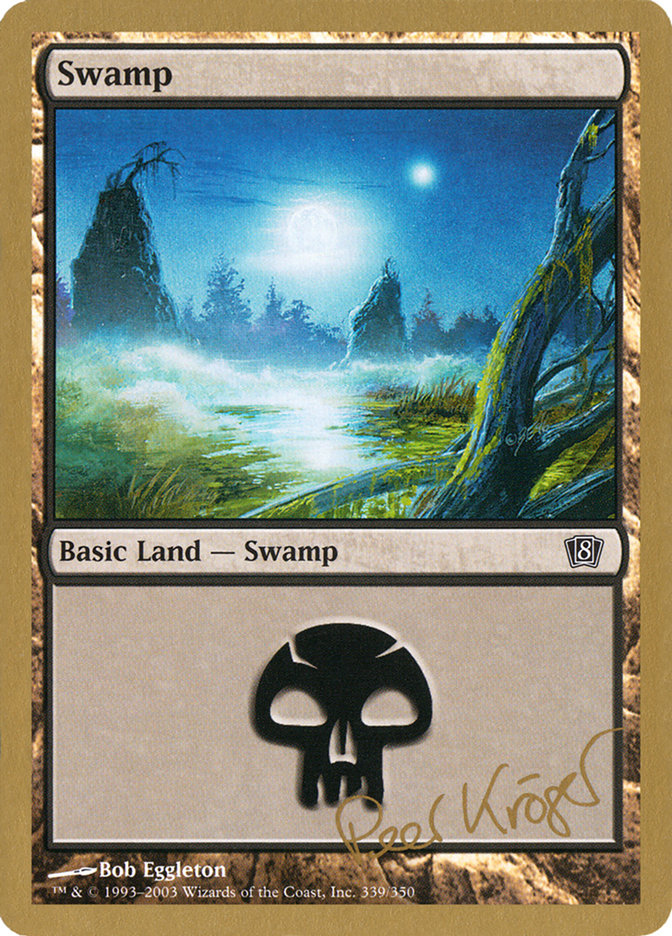 Swamp (pk339) (Peer Kroger) [World Championship Decks 2003] | Tables and Towers