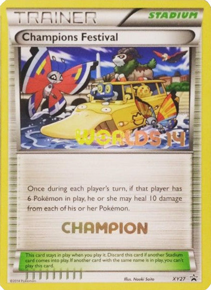 Champions Festival (XY27) (2014 Champion) [XY: Black Star Promos] | Tables and Towers