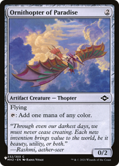 Ornithopter of Paradise [The List Reprints] | Tables and Towers